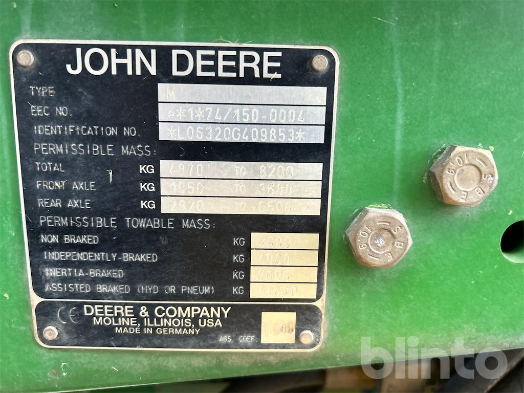 Трактор John Deere 6320 (2004): фото 6