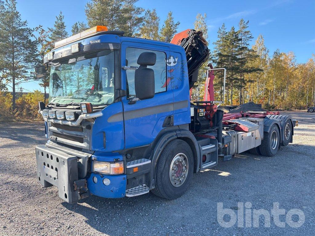 SCANIA P310DB6X2*4HNA - Крюковой мультилифт, Автоманипулятор: фото 1 SCANIA P310DB6X2*4HNA - Крюковой мультилифт, Автоманипулятор: фото 1