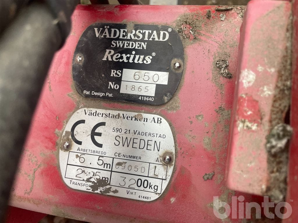 Väderstad rexius 6500 - Полевой каток: фото 2 Väderstad rexius 6500 - Полевой каток: фото 2