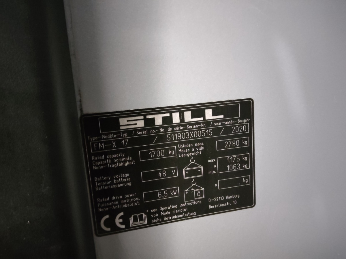 Still FM-X17 - Ричтрак: фото 5 Still FM-X17 - Ричтрак: фото 5