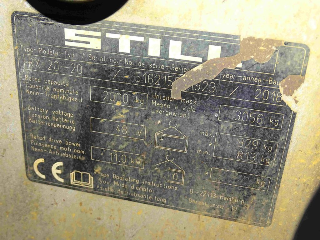 Still RX20-20 - Электропогрузчик: фото 5 Still RX20-20 - Электропогрузчик: фото 5