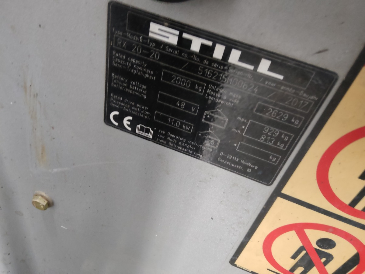 Still RX20-20 - Электропогрузчик: фото 5 Still RX20-20 - Электропогрузчик: фото 5