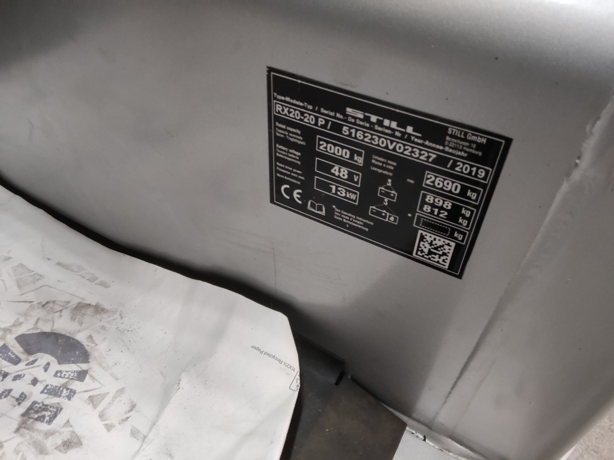 Still RX20-20P - Электропогрузчик: фото 5 Still RX20-20P - Электропогрузчик: фото 5