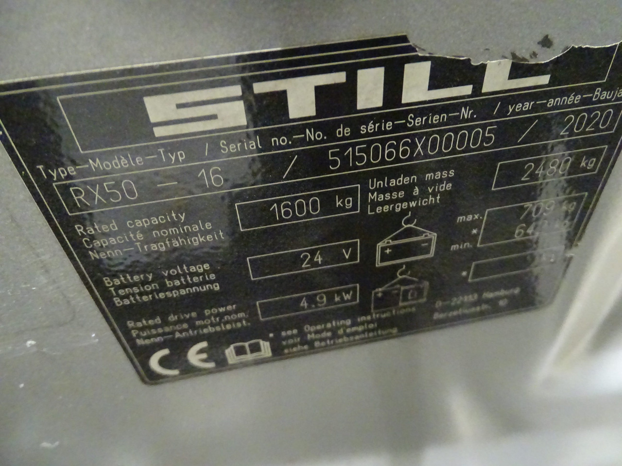 Still RX50-16 - Электропогрузчик: фото 5 Still RX50-16 - Электропогрузчик: фото 5