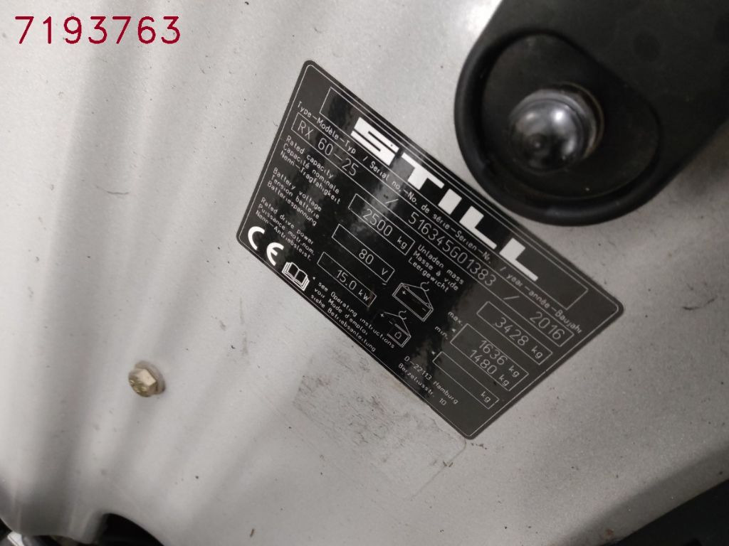 Still RX60-25 - Электропогрузчик: фото 5 Still RX60-25 - Электропогрузчик: фото 5