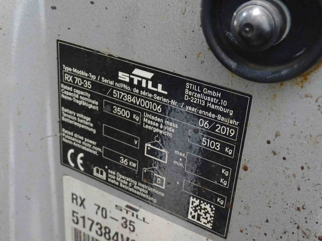 Still RX70-35 - Дизельный погрузчик: фото 5 Still RX70-35 - Дизельный погрузчик: фото 5