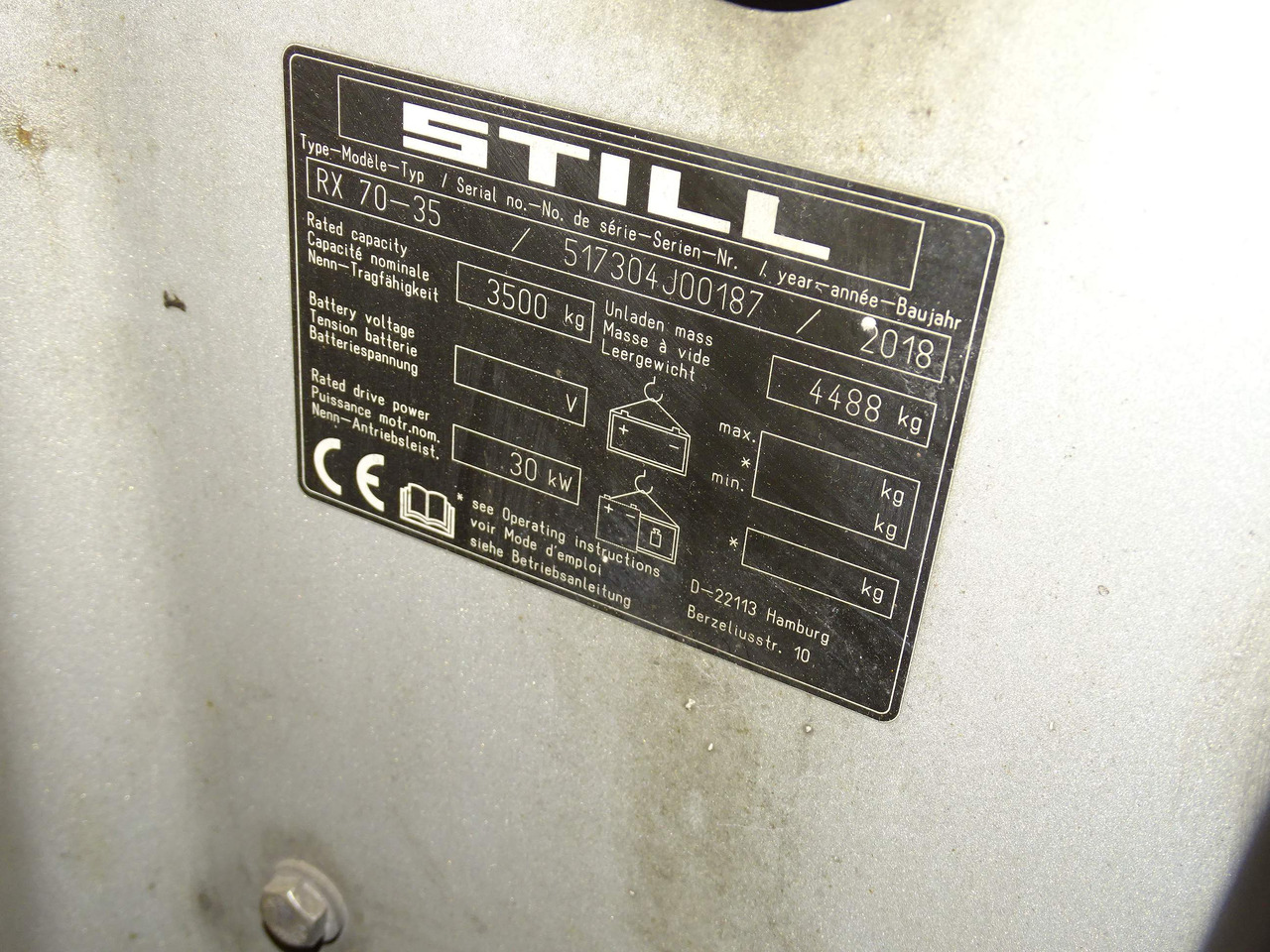 Still RX70-35 - Дизельный погрузчик: фото 5 Still RX70-35 - Дизельный погрузчик: фото 5