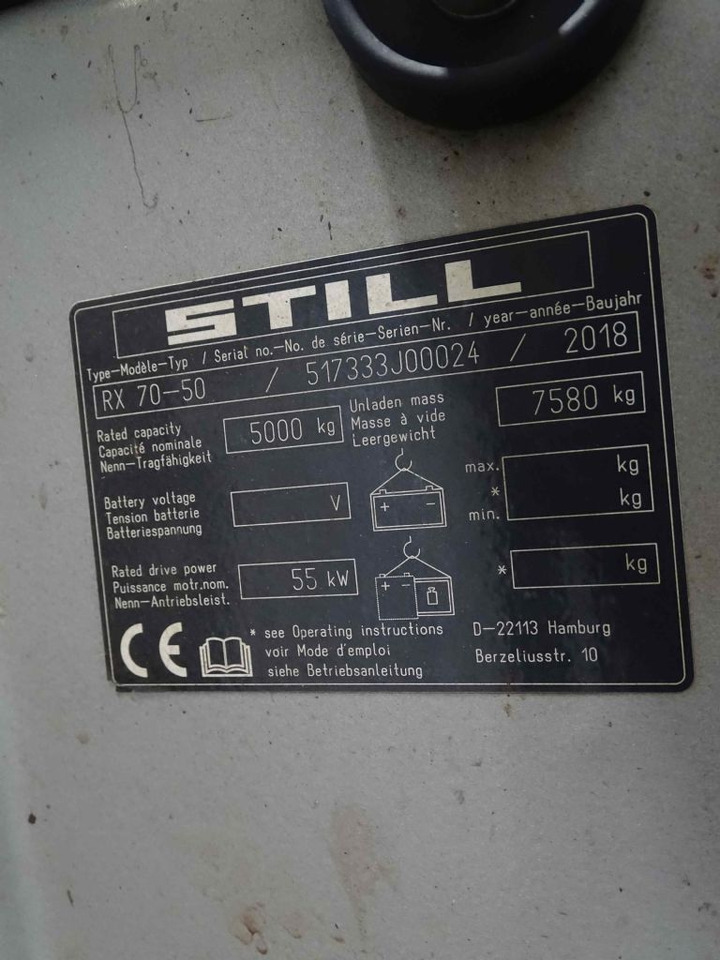 Дизельный погрузчик Still RX70-50: фото 9