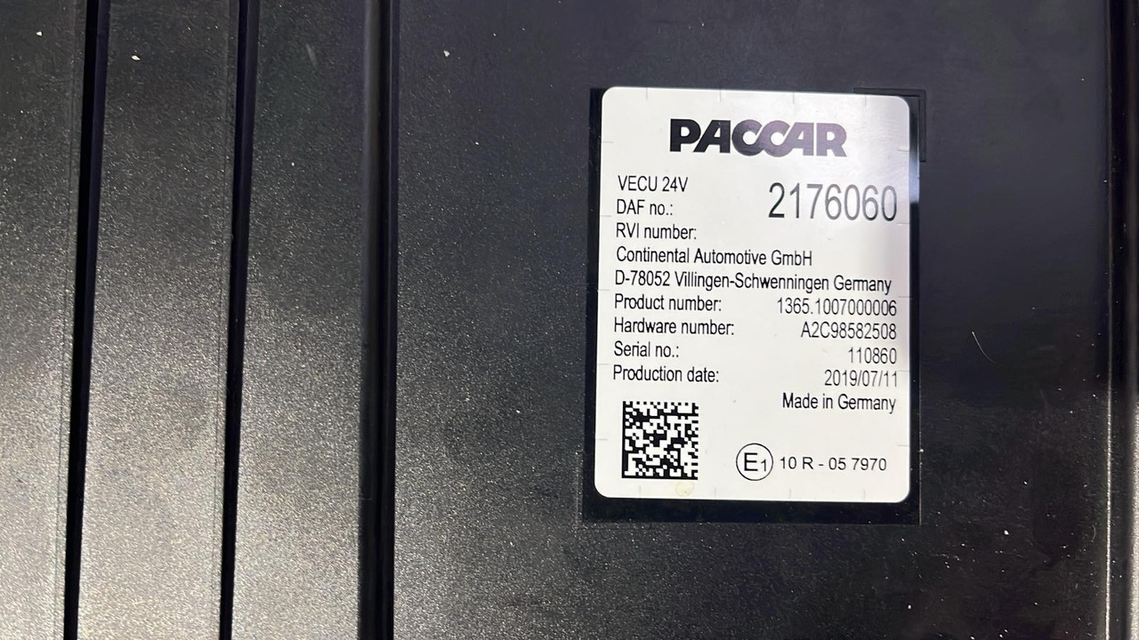 DAF XF CF VECU Control Unit Module 2176060 - Блок управления: фото 4 DAF XF CF VECU Control Unit Module 2176060 - Блок управления: фото 4