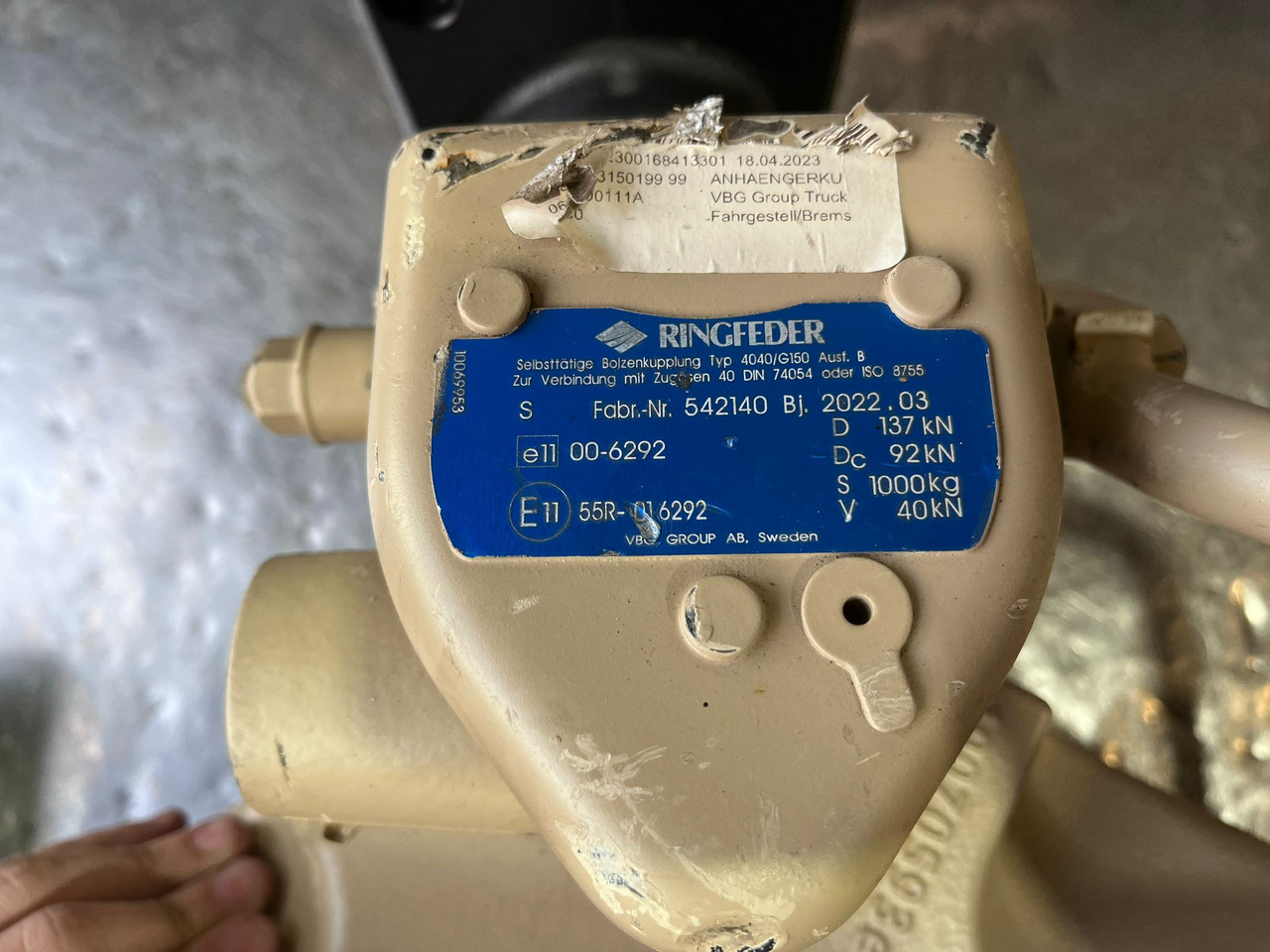 Ringfeder Fifth wheel coupler - Запчасти для Сельскохозяйственной техники: фото 5 Ringfeder Fifth wheel coupler - Запчасти для Сельскохозяйственной техники: фото 5