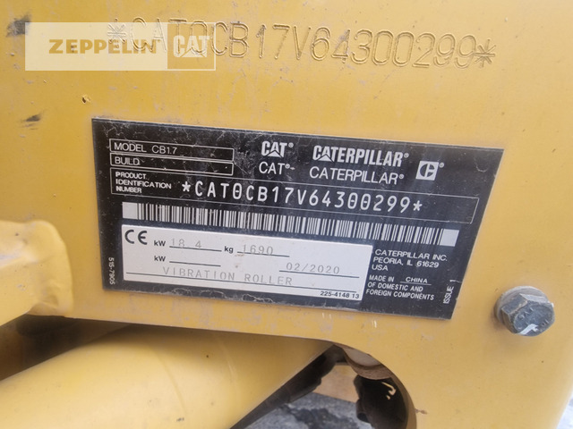 Cat CB1.7 - Дорожный каток: фото 2 Cat CB1.7 - Дорожный каток: фото 2