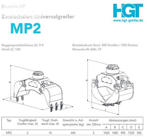 Hydraulik-Greifer-Technologie Z-U2 - Грейфер для Строительной техники: фото 2 Hydraulik-Greifer-Technologie Z-U2 - Грейфер для Строительной техники: фото 2
