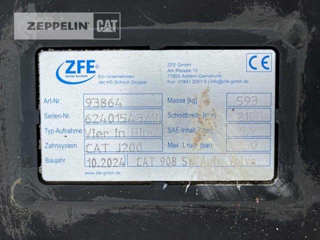 Komponenten ZFE 4in1 Schaufel - Ковш для погрузчика для Строительной техники: фото 3 Komponenten ZFE 4in1 Schaufel - Ковш для погрузчика для Строительной техники: фото 3