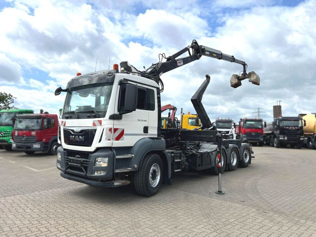MAN TG-S 35.480 8x4 BL Abrollkipper mit Kran Penz-15 - Автоманипулятор: фото 3 MAN TG-S 35.480 8x4 BL Abrollkipper mit Kran Penz-15 - Автоманипулятор: фото 3