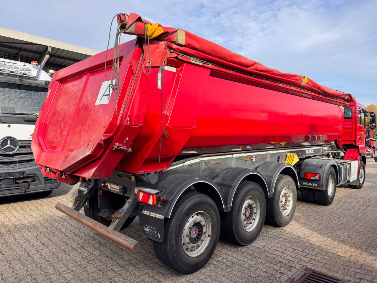 Carnehl CHKS /HH 24m³ HARDOX Stahlmulde Liftachse - Самосвальный полуприцеп: фото 2 Carnehl CHKS /HH 24m³ HARDOX Stahlmulde Liftachse - Самосвальный полуприцеп: фото 2