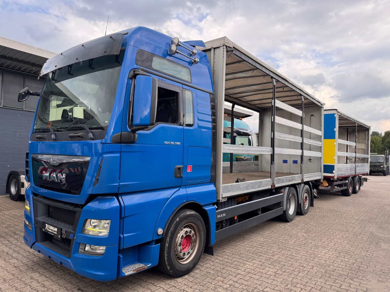 MAN 26.500 TGX+Anh LBW Euro6 Lift/Lenkachse - Тентованный грузовик: фото 2 MAN 26.500 TGX+Anh LBW Euro6 Lift/Lenkachse - Тентованный грузовик: фото 2
