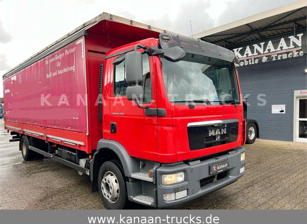 MAN TGM 15.250 Spezial Aufbau Langmaterial 7,5m - Тентованный грузовик: фото 1 MAN TGM 15.250 Spezial Aufbau Langmaterial 7,5m - Тентованный грузовик: фото 1