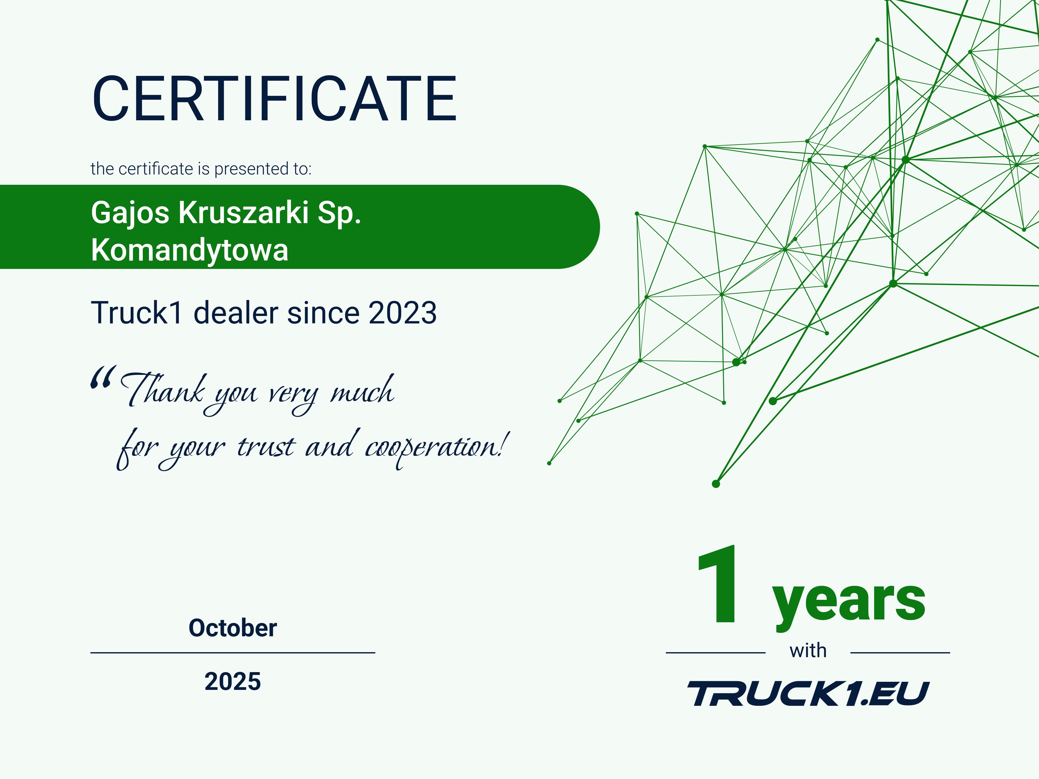 certificate certificate